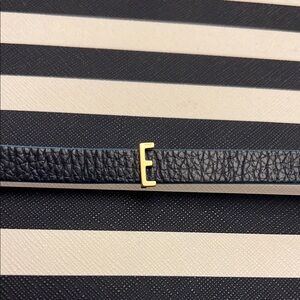 Stella & Dot Gold “E” Charm